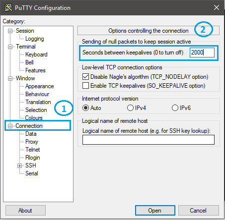 Putty configuration. Как через Putty подключиться к Windows 7. Подключение к ADDPAC консольно через Putty.