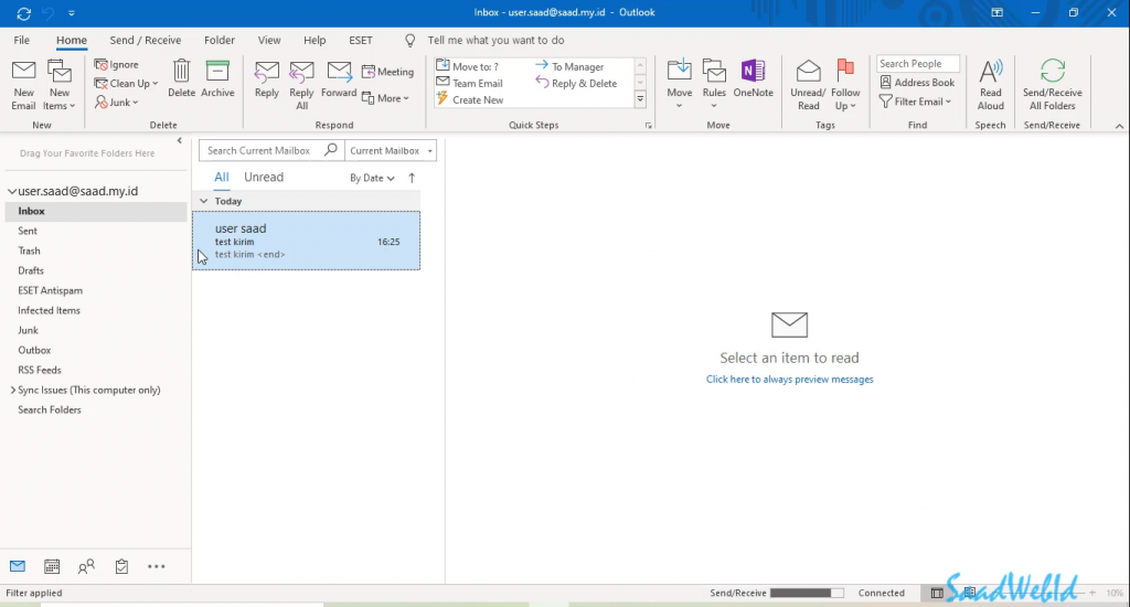 Konfigurasi Outlook Office 365 Untuk Koneksi Ke Zimbra