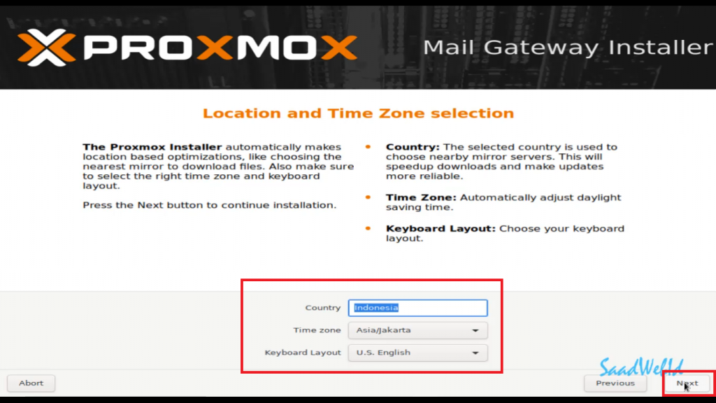 Cara Install Proxmox Mail Gateway 6