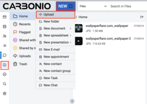 Carbonio Smart Links Attachment