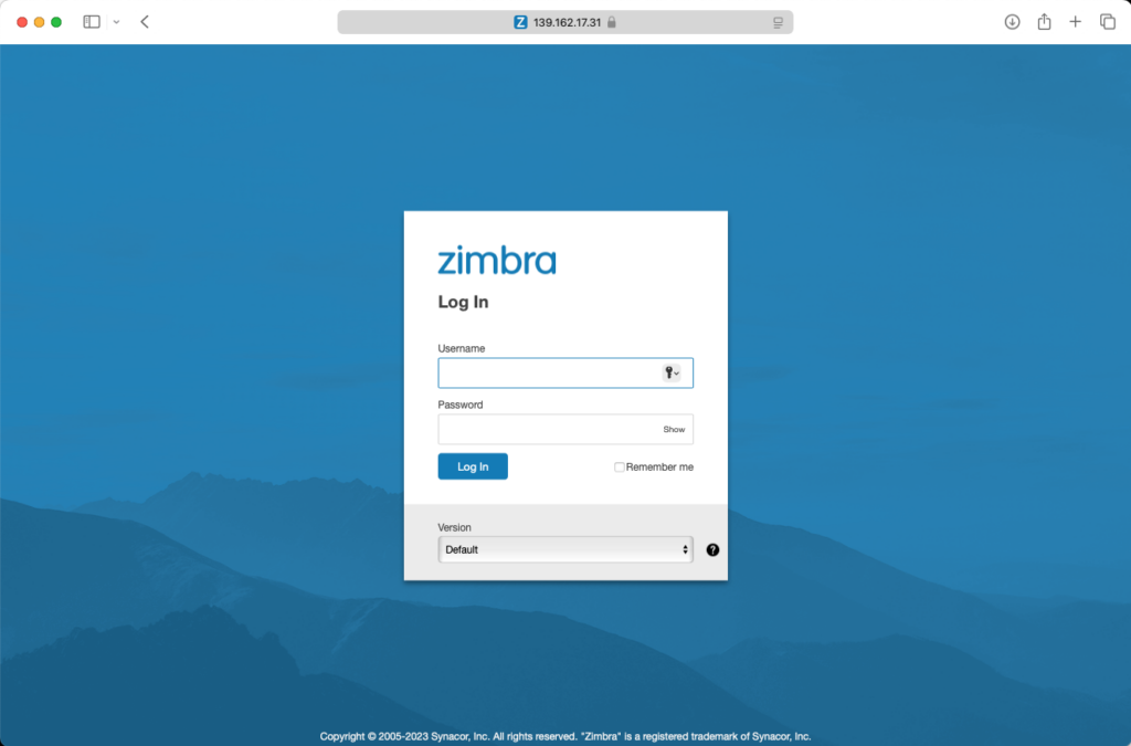 Saadwebid - Instalasi Zimbra OSE 10.1.4 di Ubuntu 22.04