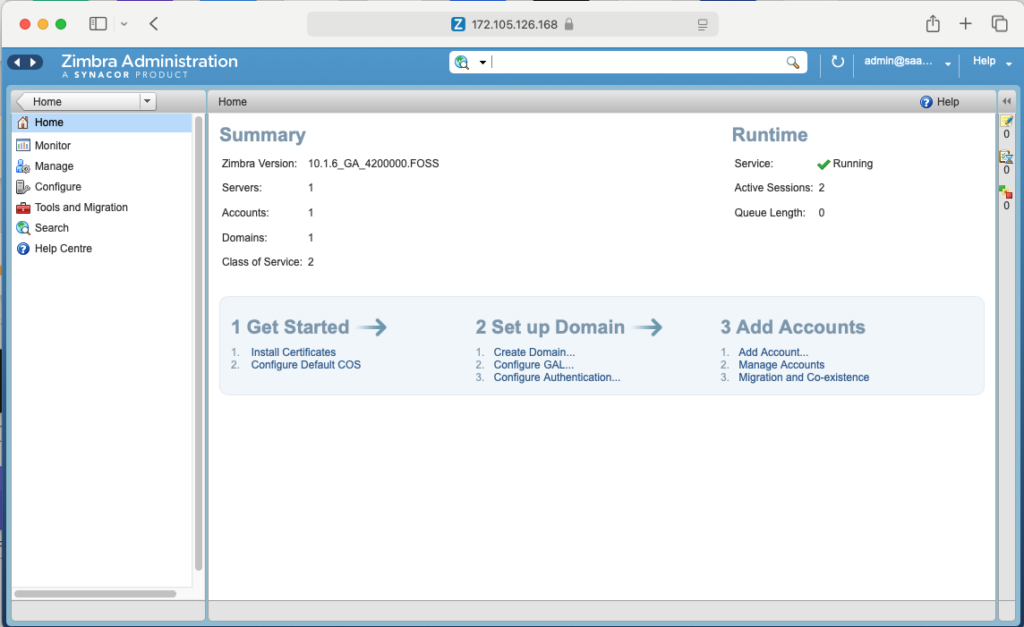 Instalasi Zimbra OSE 10.1.6 di Rocky Linux 9