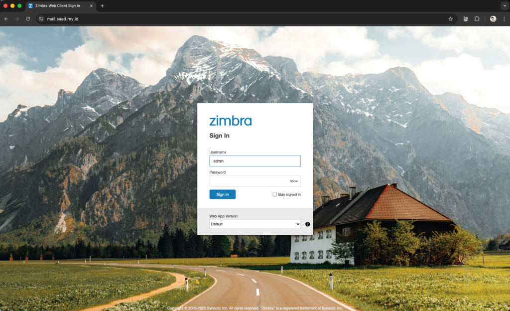 Merubah Background WebClient Zimbra OSE 9 dan 10